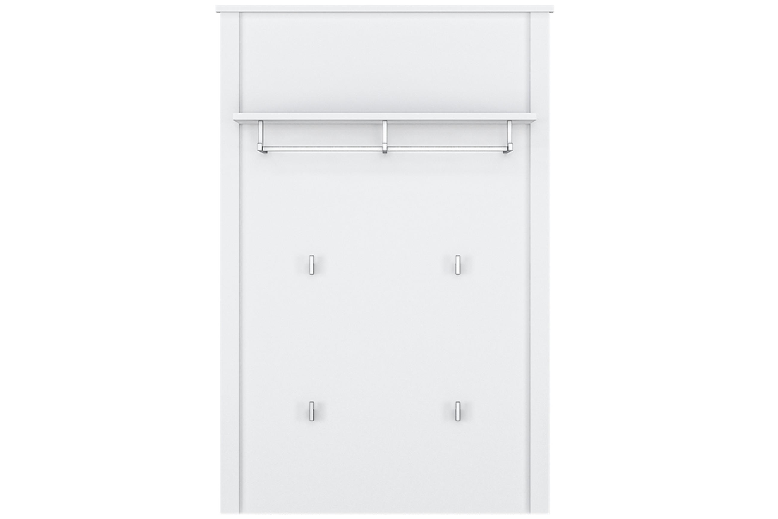 WANDGARDEROBE FARGE funktionell und vielseitig, weiß - Weiß, Holz (81/122/26cm) - KONSIMO®