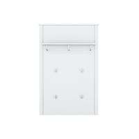 WANDGARDEROBE FARGE funktionell und vielseitig, weiß - Weiß, Holz (81/122/26cm) - KONSIMO®