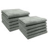 HANDTÜCHER, 10er-Set, 50x100 cm, 100% Baumwolle, Grau - Grau, Textil (50/100cm) - Zollner