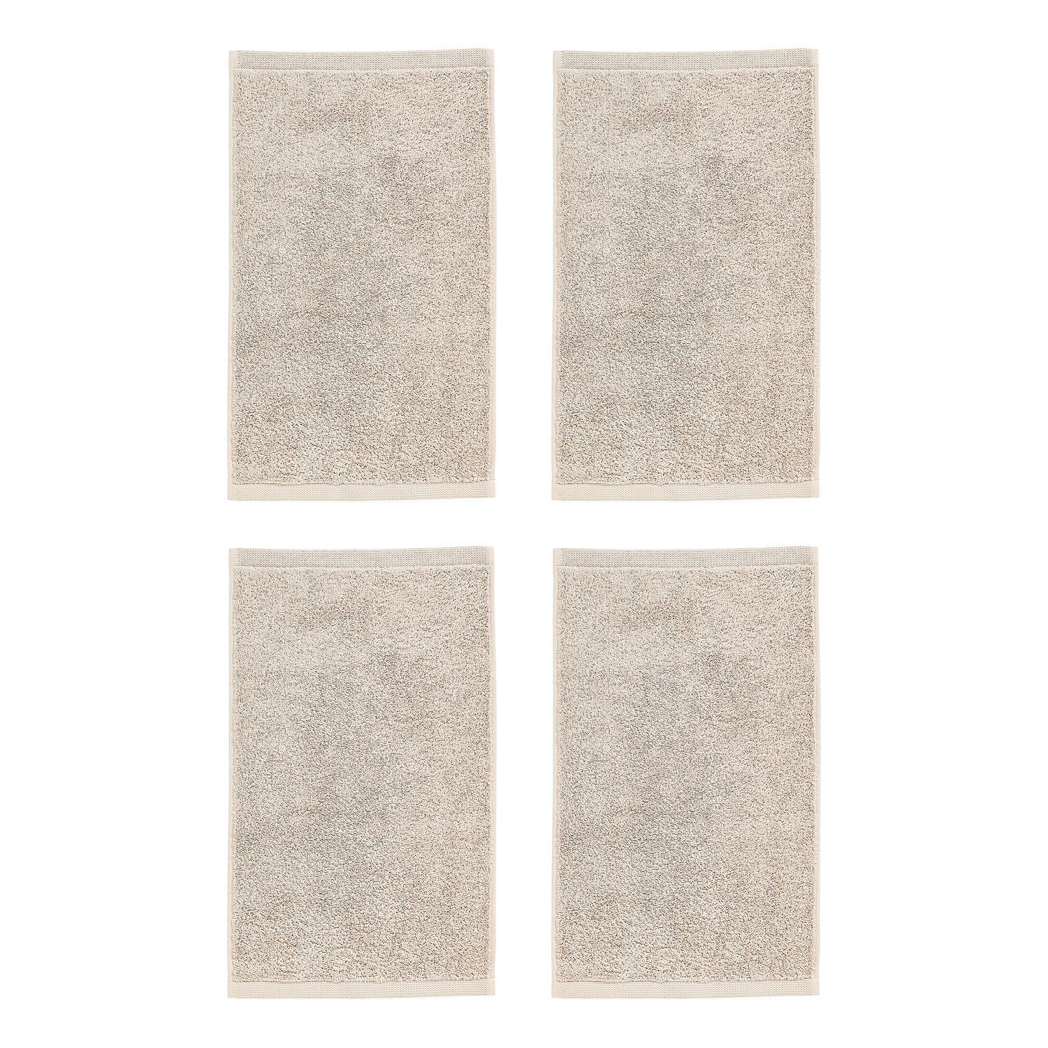 GÄSTEHANDTUCH (4er Set) Fabulous - Beige, Textil (30/50cm) - Butlers