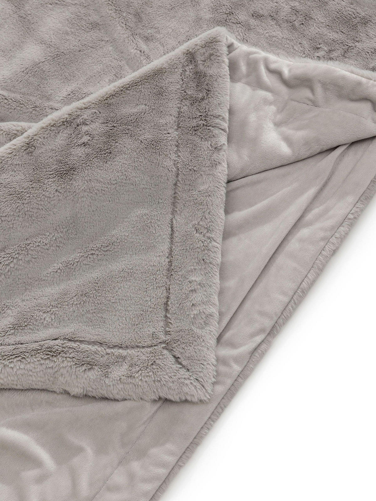 KUSCHELDECKE Dave Grau 150x200 cm - Grau, Textil (150/200cm) - benuta Nest