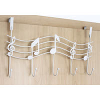 TÜRGARDEROBE Metall Weiß 42/5/24 cm - Weiß, Metall (42/24/5cm) - DanDiBo