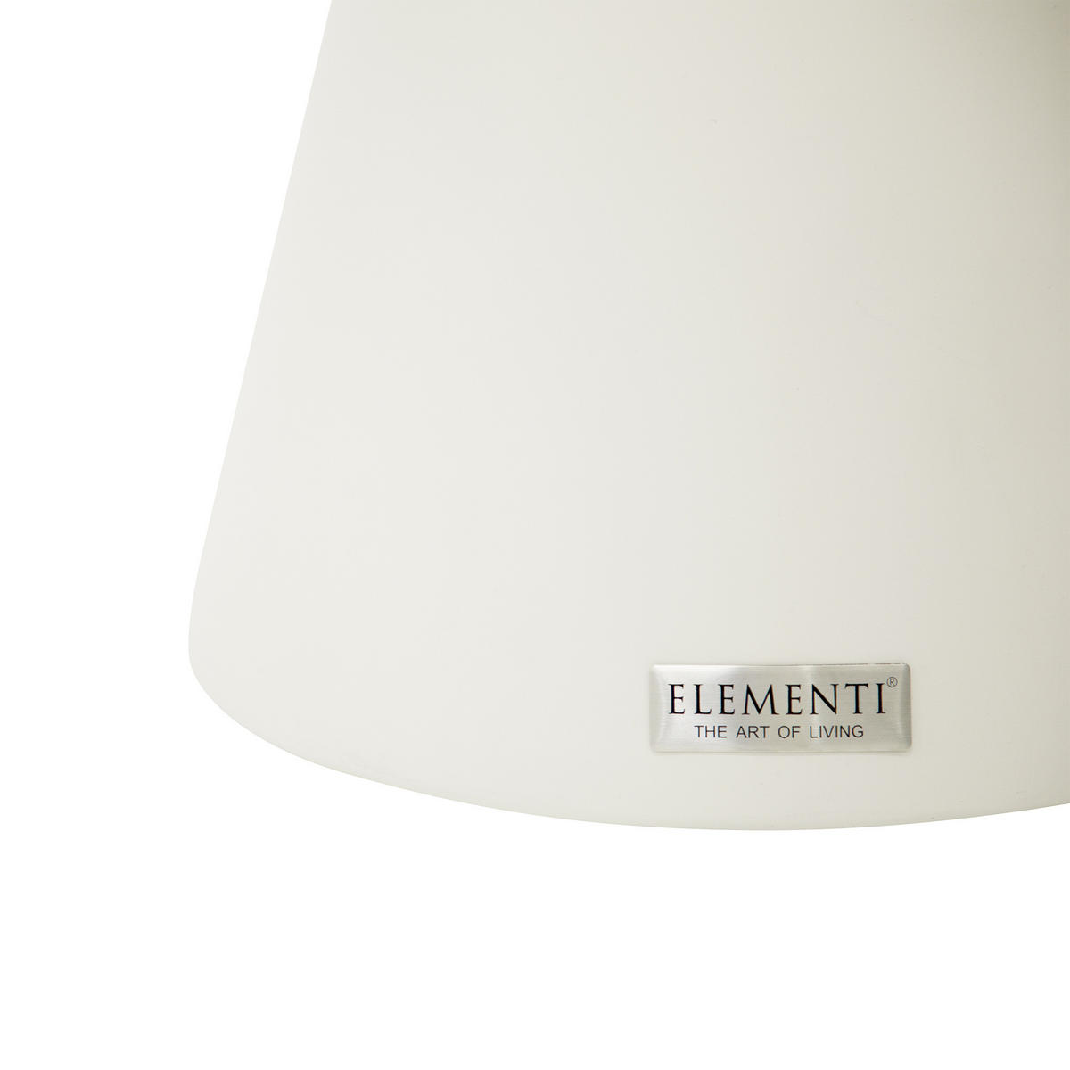 BEISTELLTISCH ROME rund Klein Betonoptik 35 x 35 x 50 cm - Creme, Naturmaterialien (35/35/51cm) - Elementi