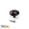 MÖBELKNOPF Mali, D 32, Zamak, Schwarz 25er-Set - Schwarz, Kunststoff (3.2/3/3.2cm) - EMUCA