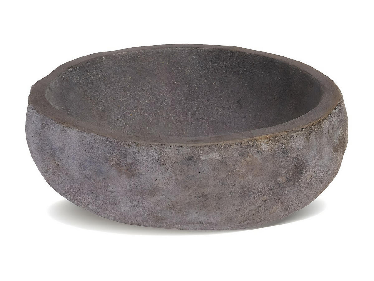 WASCHBECKEN - Stein - Grau - STONE - Grau, Stein (30/15/30cm) - Vente-Unique