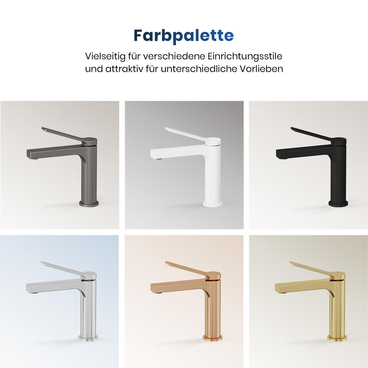 WASCHTISCHARMATUR mit Spulen-Zertifiziertem Filterelement Verchromt - Chromfarben, Metall (17.3/4.6/19.5cm) - EMKE