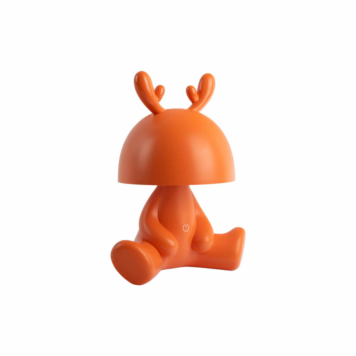 TISCHLAMPE Deer 22/17/27 cm - Orange, Kunststoff (22/17/27cm) - Leitmotiv