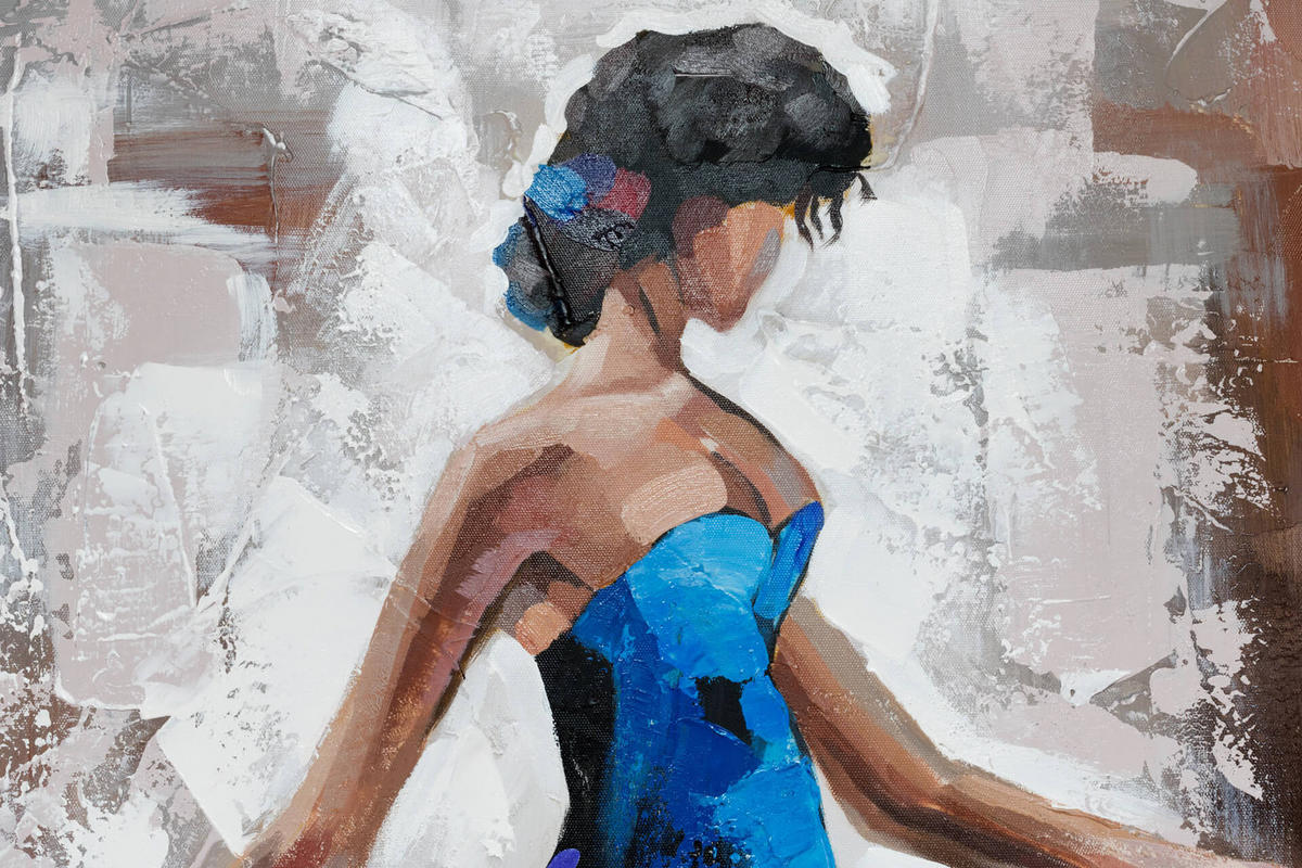 ACRYLBILD HANDGEMALT 60/90 cm - Multicolor, Holz/Textil (60/90cm) - KUNSTLOFT