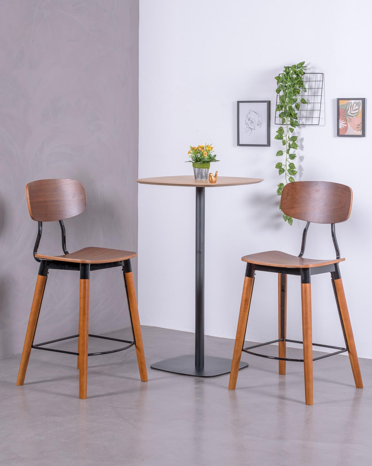 HOCKER Holz Walnussfarben - Walnussfarben, Holz (50/103/47cm) - Nest Dream