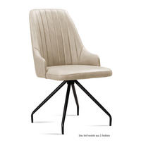 ESSZIMMERSTUHL (2er-Set) Dilara 52x91x60 Schwarz/Natur - Schwarz/Naturfarben, Kunststoff (60/91/52cm) - 58aufmkessel