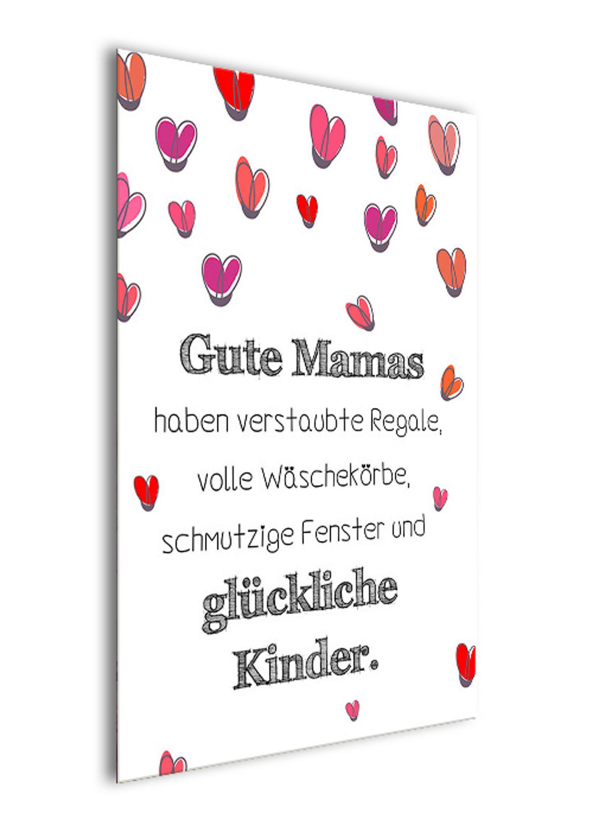 BILD 20x30 cm Mama Spruch Geschenk Muttertag - Weiß, Holzwerkstoff (20/30/2cm) - artissimo