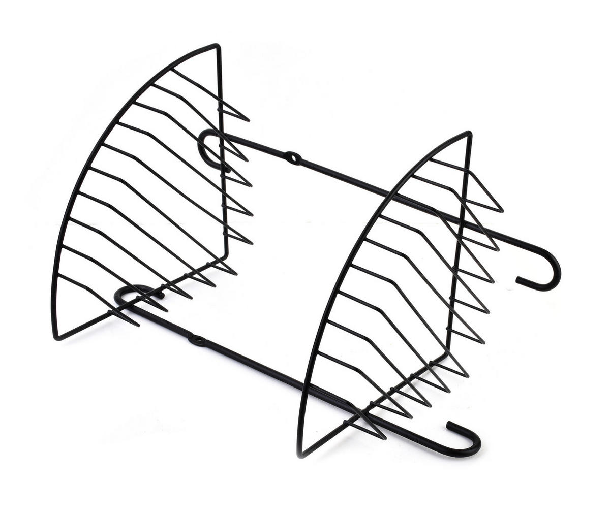 BADEZIMMERREGAL Carl 22/16/28,5cm Schwarz - Schwarz, Metall (22/28.5/16cm) - Mondex