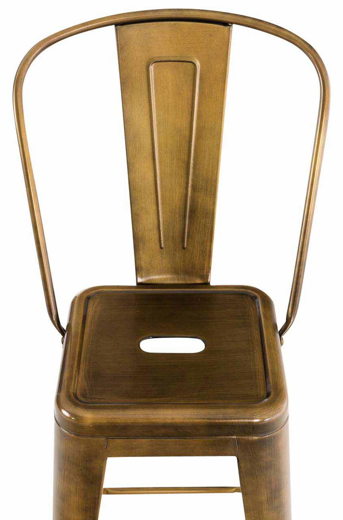 BARHOCKER 4er Set Metall gold - Goldfarben, Metall (44/115/52cm) - CLP