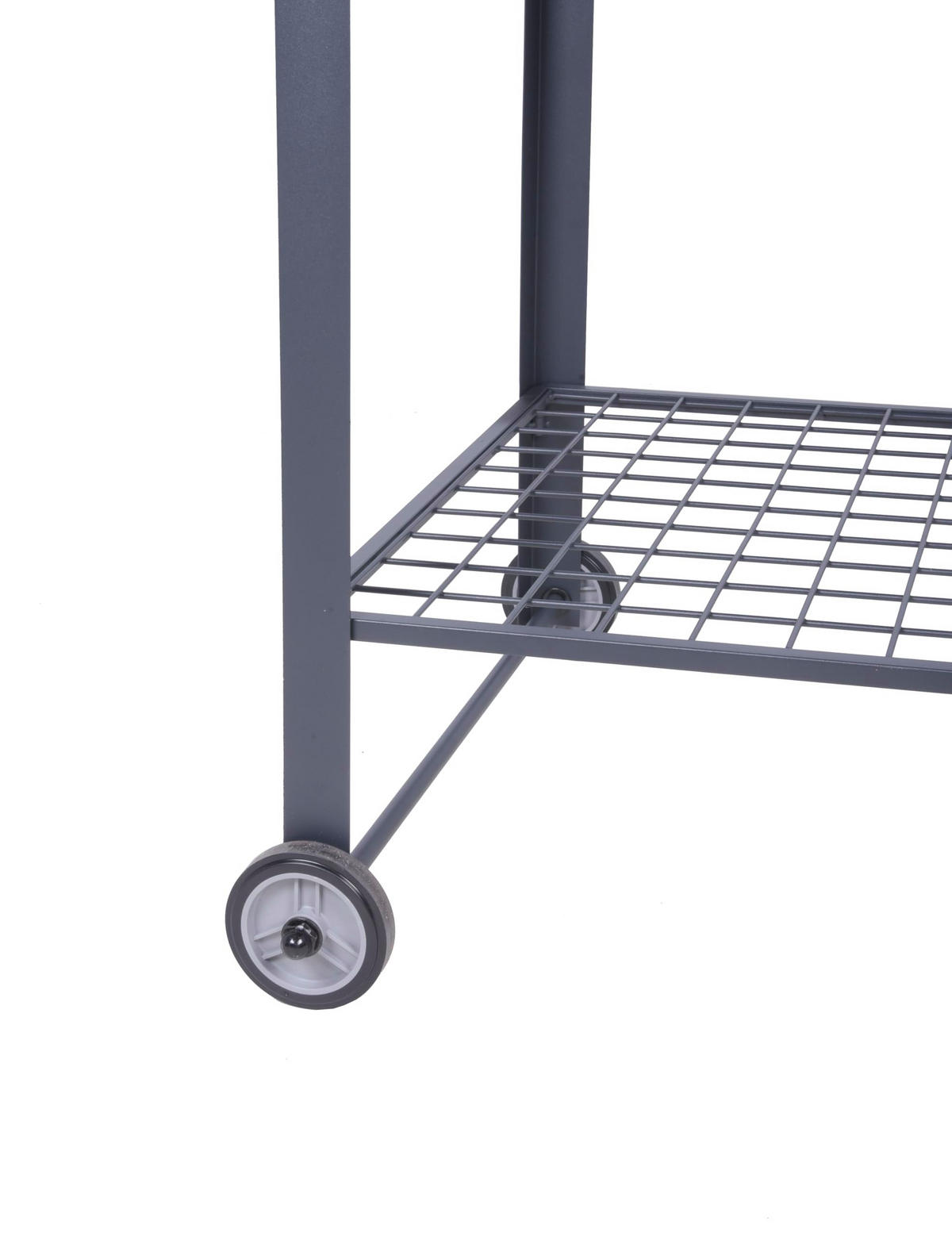 PFLANZTISCH Turku Mobil Anthrazit Stahl Gärtnertisch - Anthrazit, Metall (90/55/90cm) - DELUKE