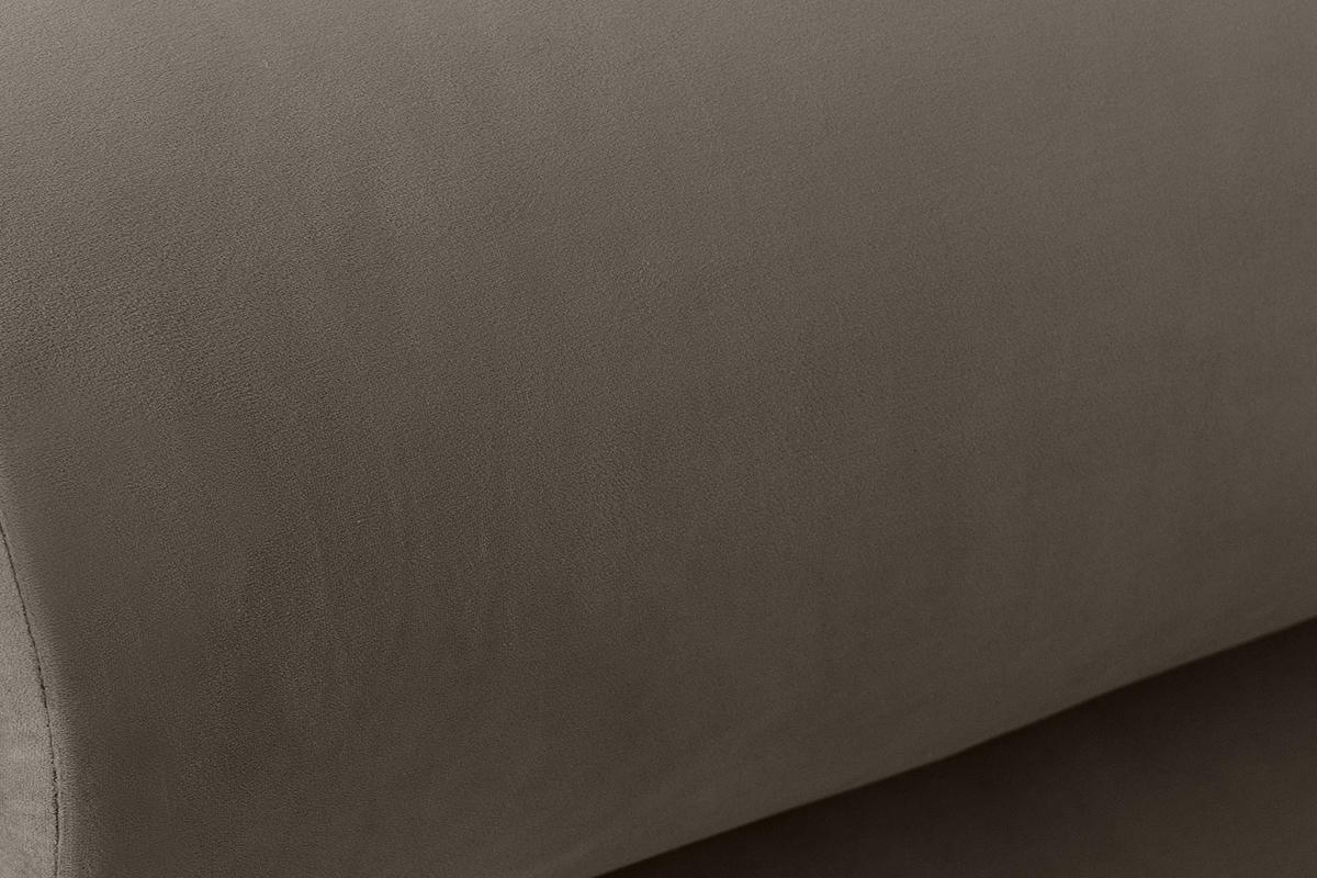 POLSTERBETT LUNEO - Schwarz/Braun, Holz/Holzwerkstoff (162/204cm) - KONSIMO®