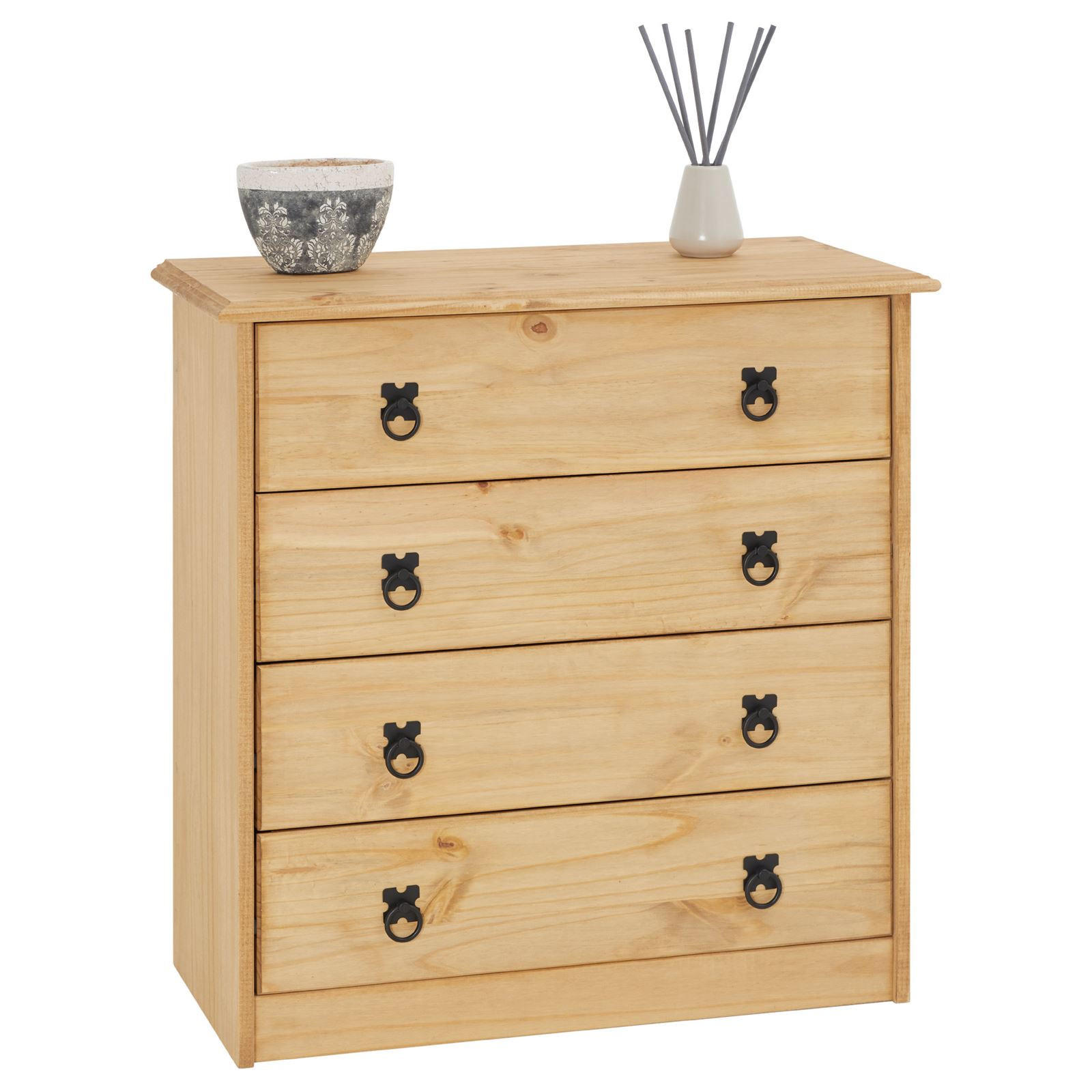 CARO-Möbel Kommode Natur 71x72x34 cm