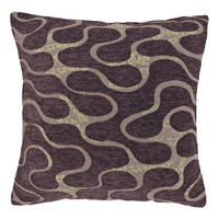 DEKOKISSEN Lux Violett 45/45/8 cm - Lila, Textil (45/45cm) - Unique Living