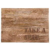 BIERKASTENAUFLAGE Take A Seat - Braun, Holz (41/2.5/30cm) - BUTLERS