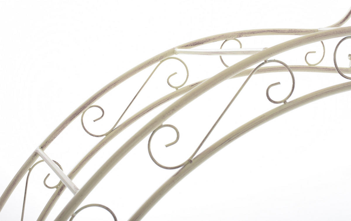 ROSENBOGEN Metall Antik-Creme - Creme, Metall (147/264/37cm) - CLP