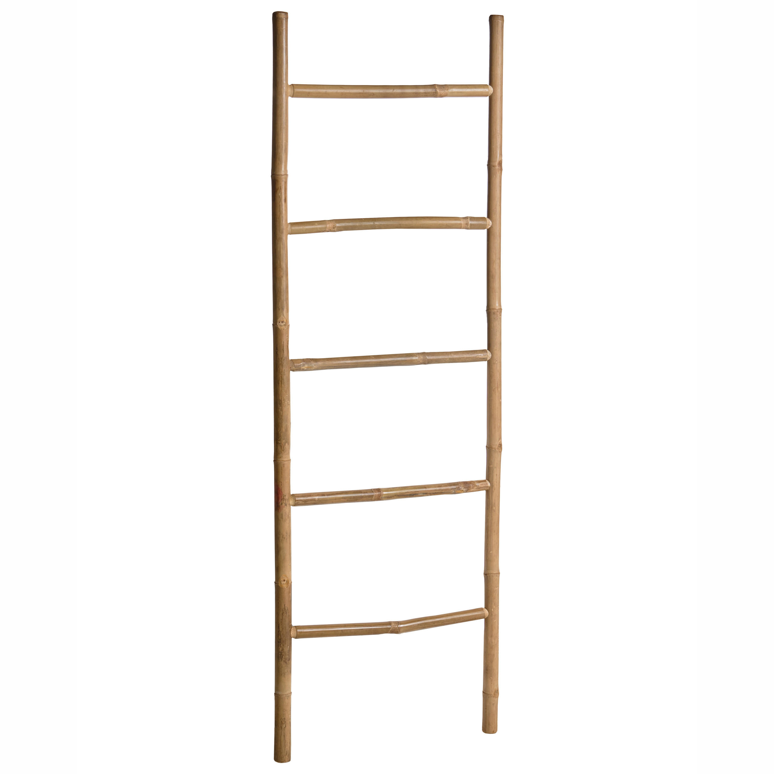 HANDTUCHSTÄNDER Bambus Naturfarben Itapeva - Naturfarben, Holz (50/150/150cm) - Beliani