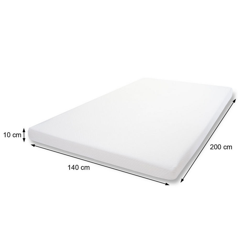 Thumbnail - MCW Memoryfoam-Matratzentopper, Weiß, Textil, 140x10x200 cm, Schlafzimmer, Matratzen Shop, Matratzenzubehör, Topper