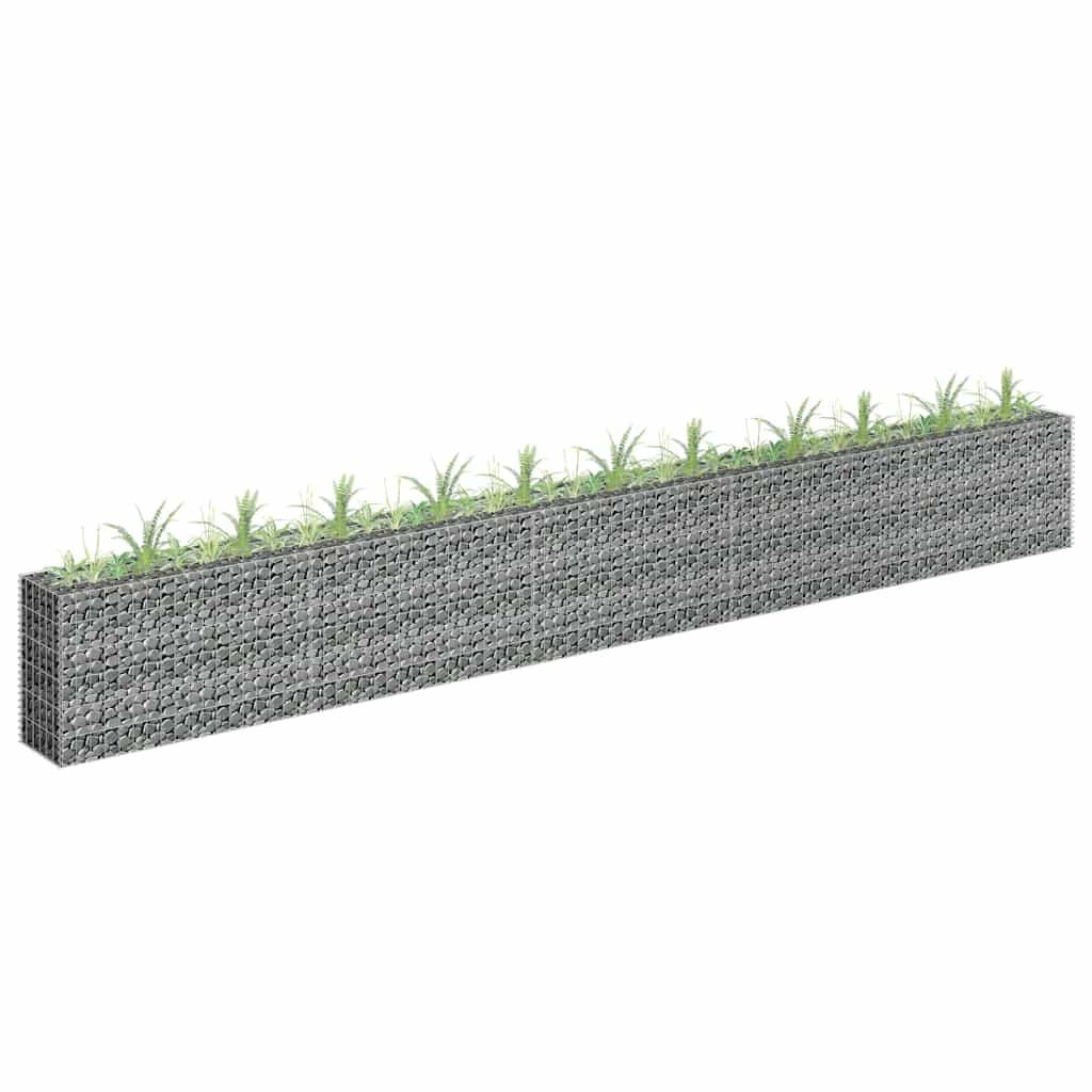 Deluke Gabionen Silber 450x60x30 cm