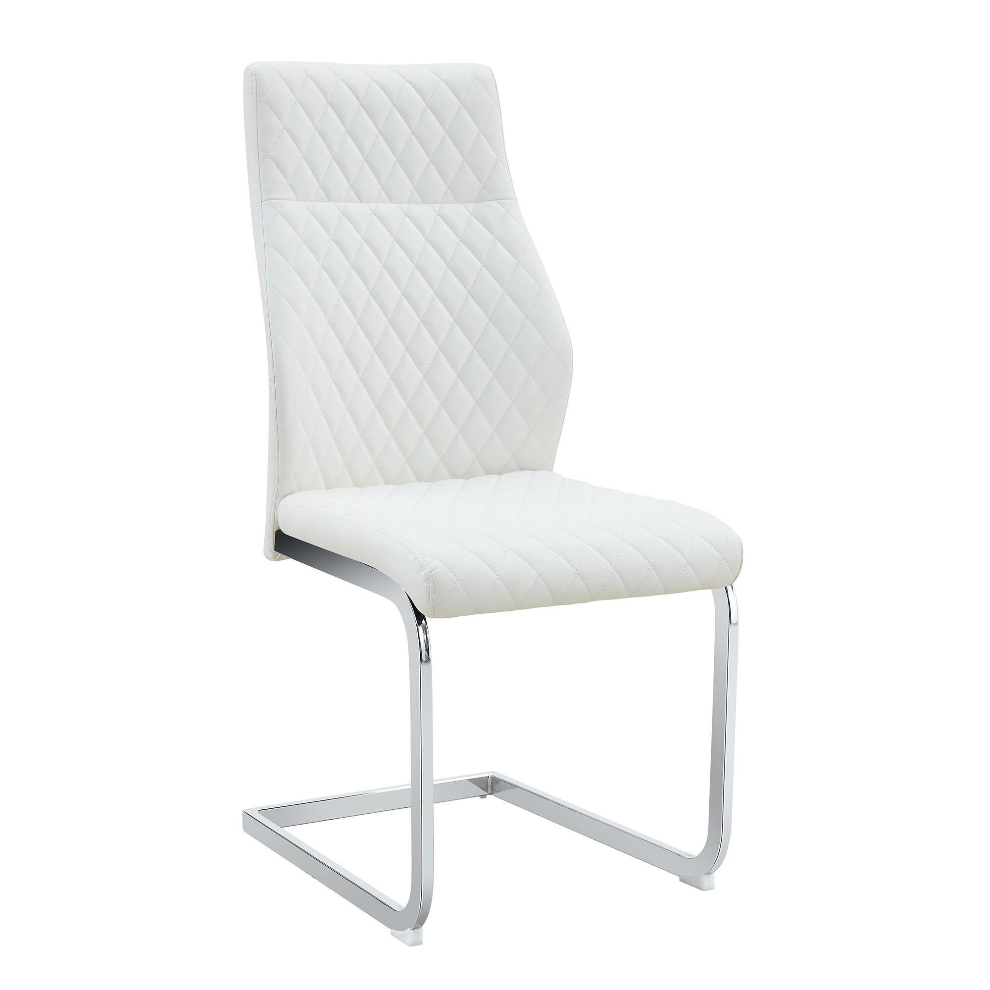SCHWINGSTUHL DE-36563 2er-Set mit PU-Bezug und Metallrahmen Weiß - Weiß, Metall (63/100/43cm) - ComfortXL