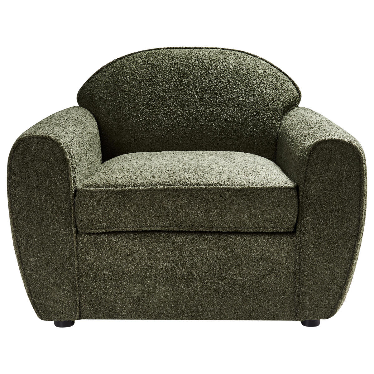 SESSEL Dunkelgrün Ellede - Dunkelgrün, Textil (93/73/90cm) - Beliani