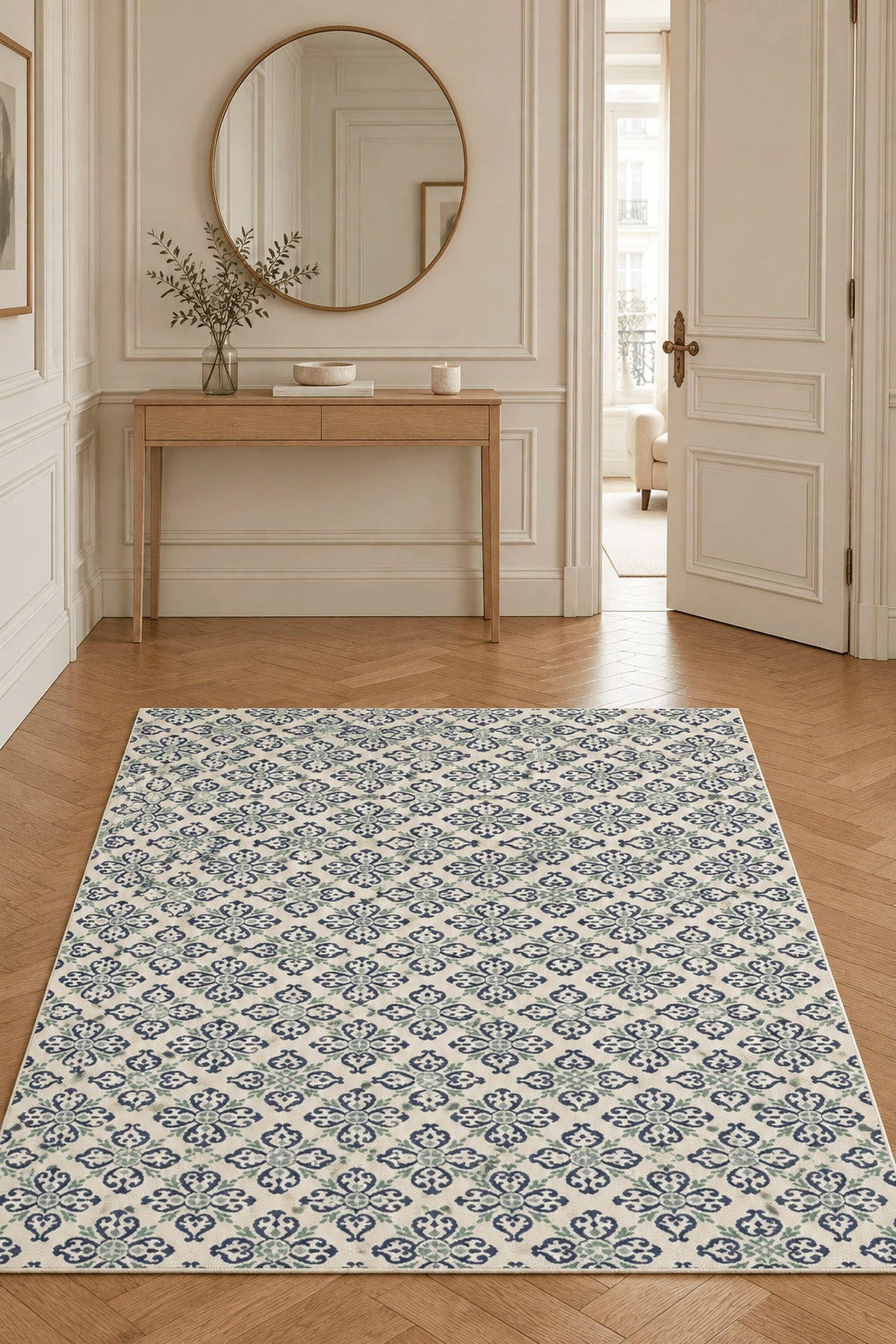 TEPPICH für Innen und Außen fleckenbeständig blau - Blau, Textil (120/170cm) - AFK Living