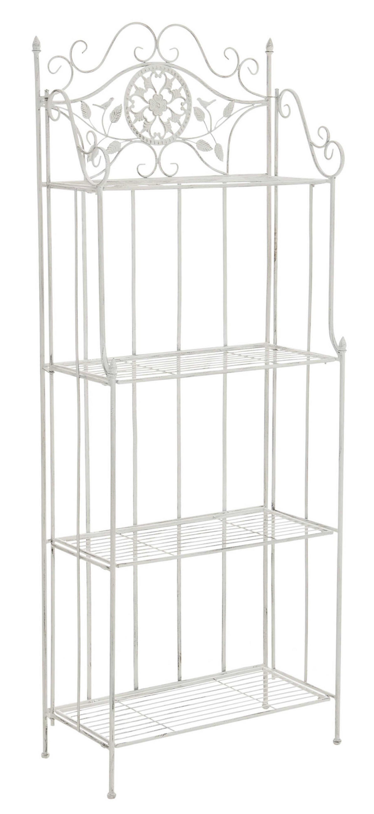 STANDREGAL Florenz antik weiß - Creme, Metall (66/175/32cm) - TPFGarden