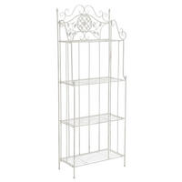 STANDREGAL Florenz antik weiß - Creme, Metall (66/175/32cm) - TPFGarden