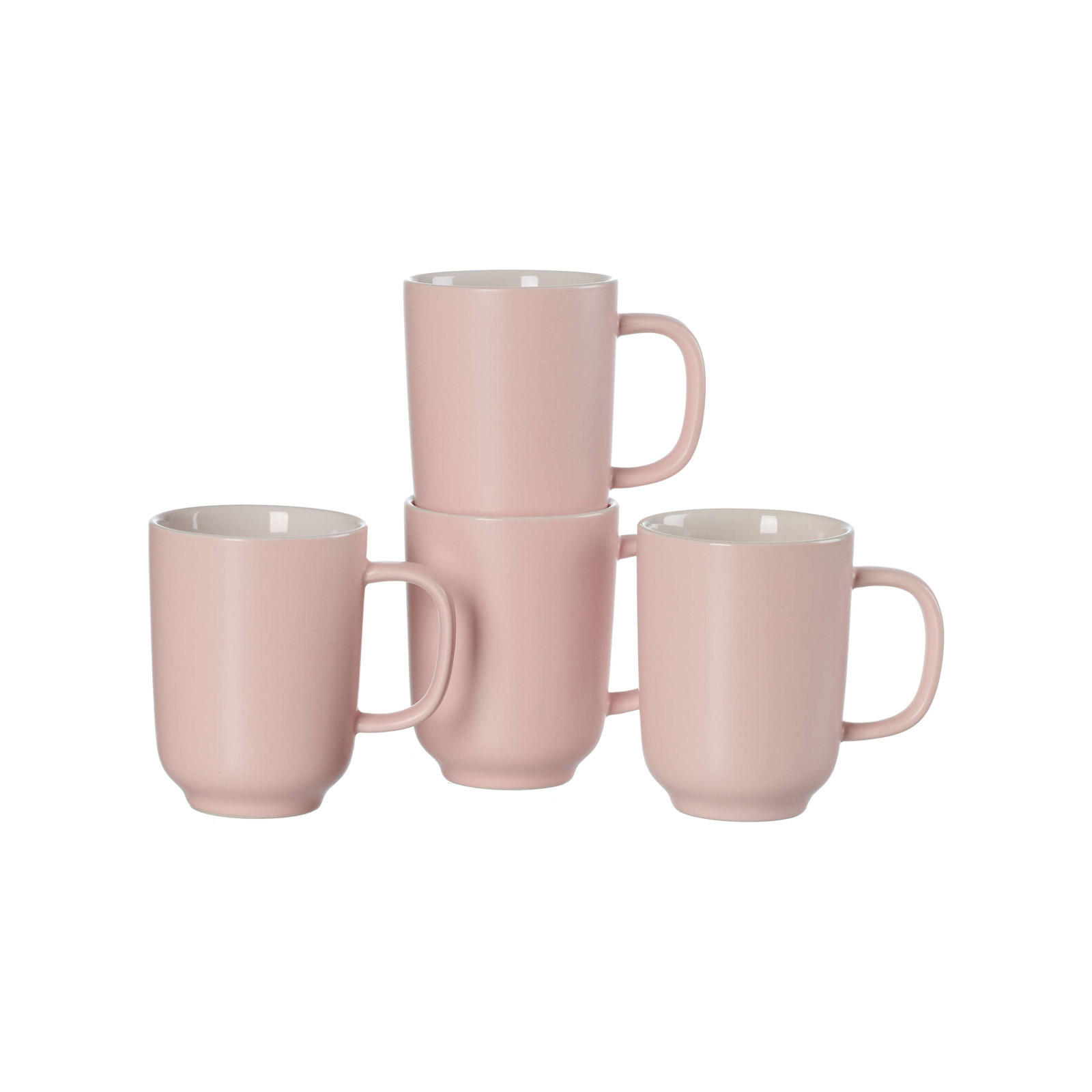 KAFFEEBECHER Jasper Rosa 285 ml 4er Set - Rosa, Keramik (0.285L) - Ritzenhoff Breker