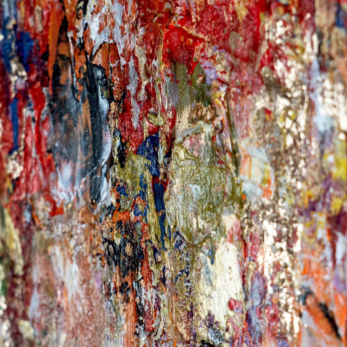 GEMÄLDE Heller Horizont Schattenfugenrahmen Gold 60x40 cm - Goldfarben, Holz (60/40cm) - YS-art gallery