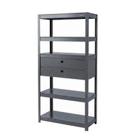 METALLREGAL JOHNNY - Anthrazit, Metall (80/180/42cm) - Jan Nowak