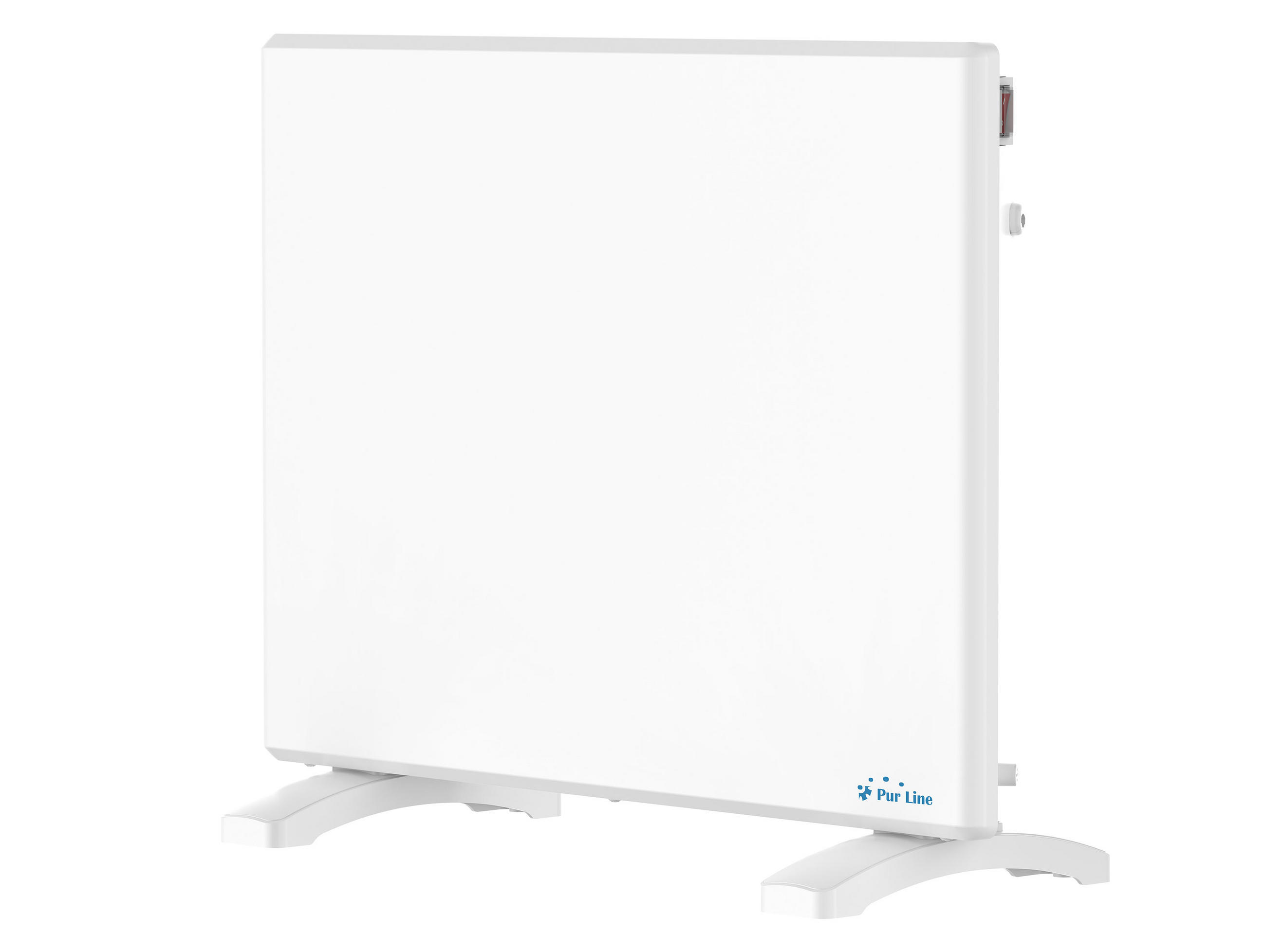 HEIZKÖRPERPANEEL Weiß mit digitaler Steuerung 1000 W - Weiß, Keramik (54/40/8cm) - Purline