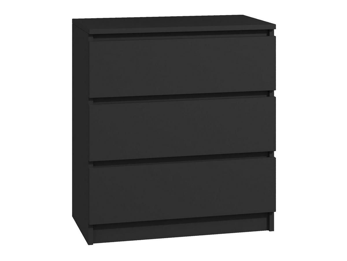 KOMMODE bella3 - Schwarz, Holzwerkstoff (60/76/35cm) - roe furniture