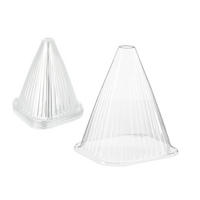 24XPFLANZENHUT - Transparent, Kunststoff (19/22/19cm) - Relaxdays