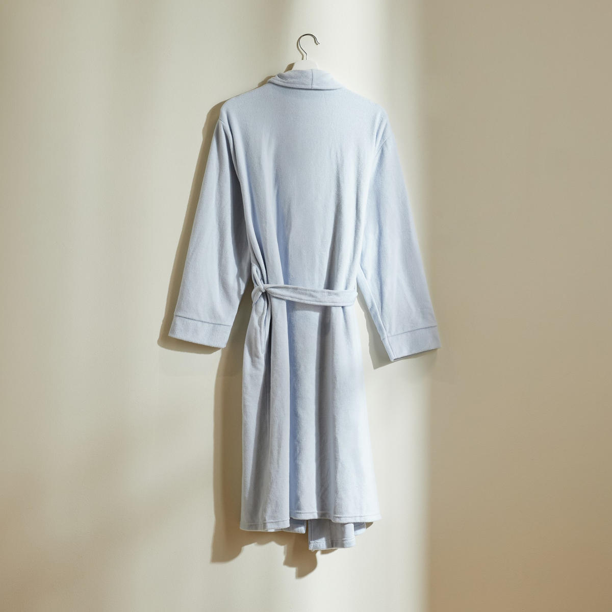 BADEMANTEL MIT BAUMWOLLE Polina - Hellblau, Textil (Einheitsgrößenull) - home&you