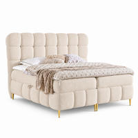 BOXBETT mit Stauraum in 140x200 cm in Beige - Beige, Textil (140/200cm) - Home Collective