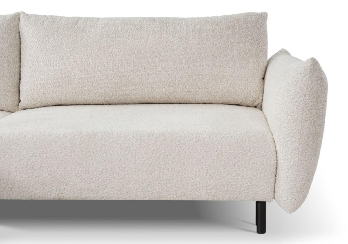 ECKSOFA Beige DELI Mit Schlaffunktion Links - Beige, Textil (257/171cm) - Sepro Meble