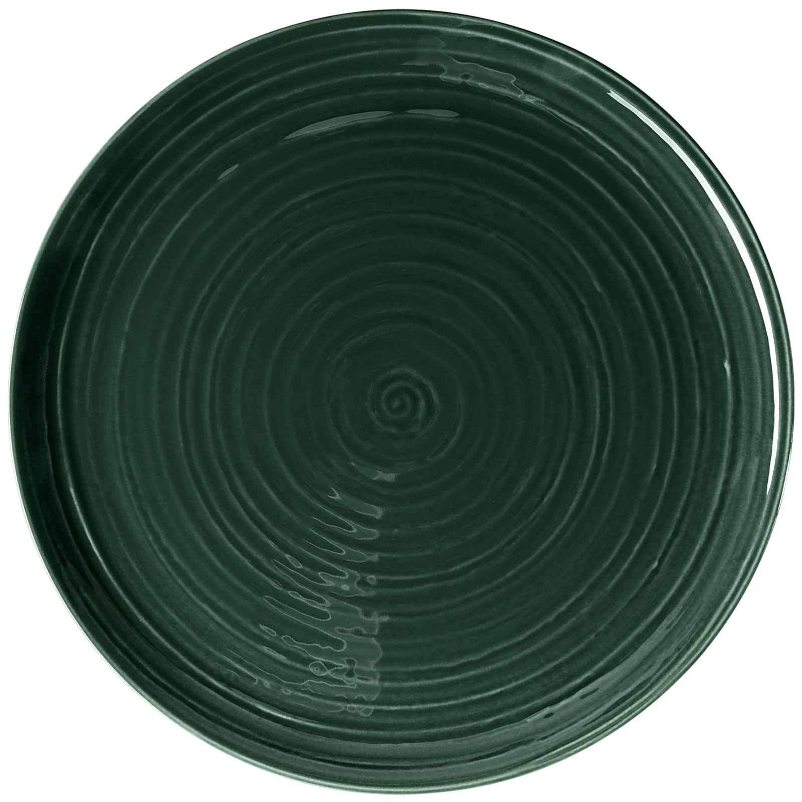 PIZZATELLER Terra Moosgrün ø 31,5 cm - Dunkelgrün, Keramik (31.5cm) - Seltmann Weiden