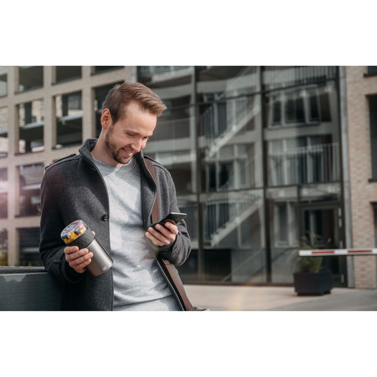 ISOLIER-SPEISEGEFÄSS Endless Food Mug, Edelstahl, Caviar Black Matt, 0.5 L - Schwarz, Metall (0.5L) - Alfi