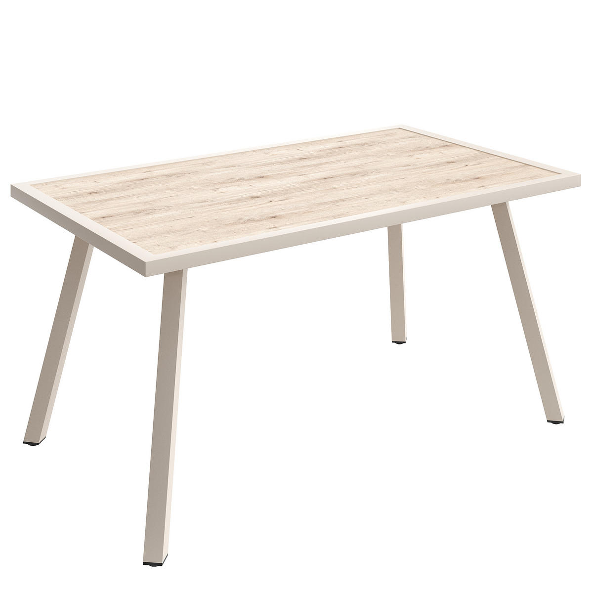 LOUNGEGARNITUR für 8 Personen mit Beigen Kissen,Wetterfest - Beige, Metall