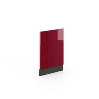 FRONTBLENDE Fame-Line Bordeaux Hochglanz 45 cm ohne AP - Bordeaux/Anthrazit, Holzwerkstoff (45/67.4/1.6cm) - Vicco