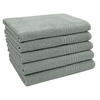 DUSCHTÜCHER, 5er-Set, 70x140 cm, 100% Baumwolle, Grau - Grau, Textil (70/140cm) - Zollner