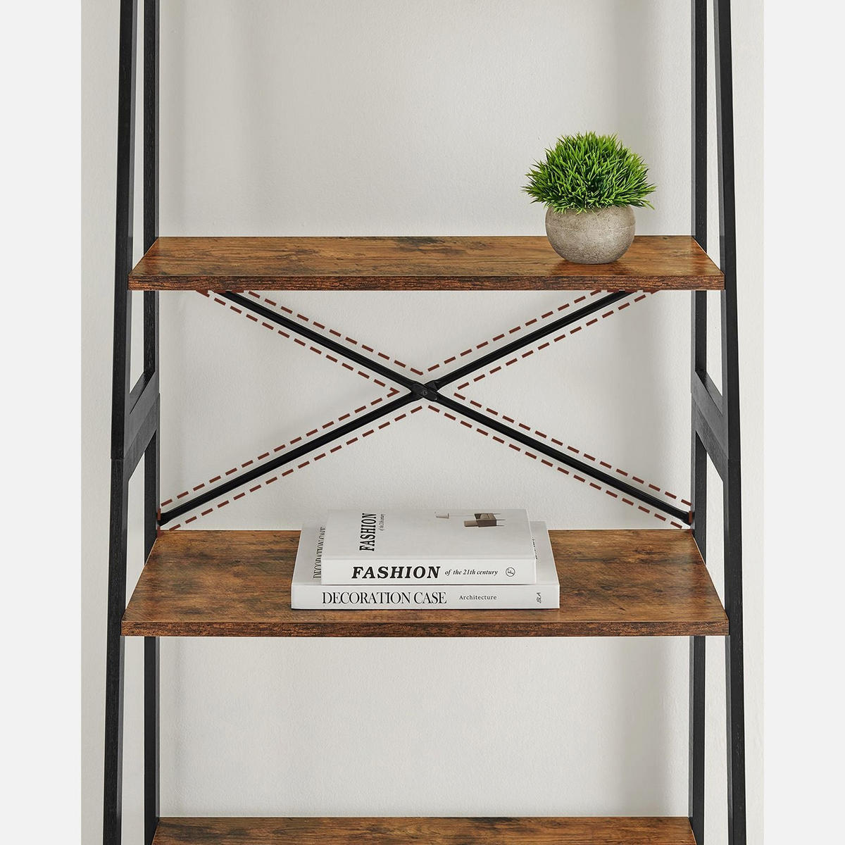 BÜCHERREGAL KAMPALA - Braun, Naturmaterialien (34/137/63cm) - Hansiro