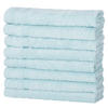 GÄSTETÜCHER 30x50 cm 450g/m2 im 8er Set, Gästetuch Aqua - Pastellblau, Textil (35/50cm) - Carpe Sonno