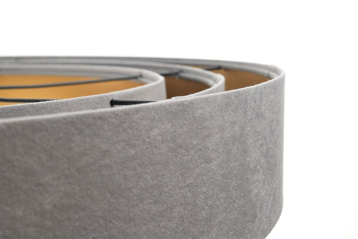 HÄNGELEUCHTE Grau 60/20 cm - Goldfarben, Kunststoff (60/1.5/20cm) - ONZENO