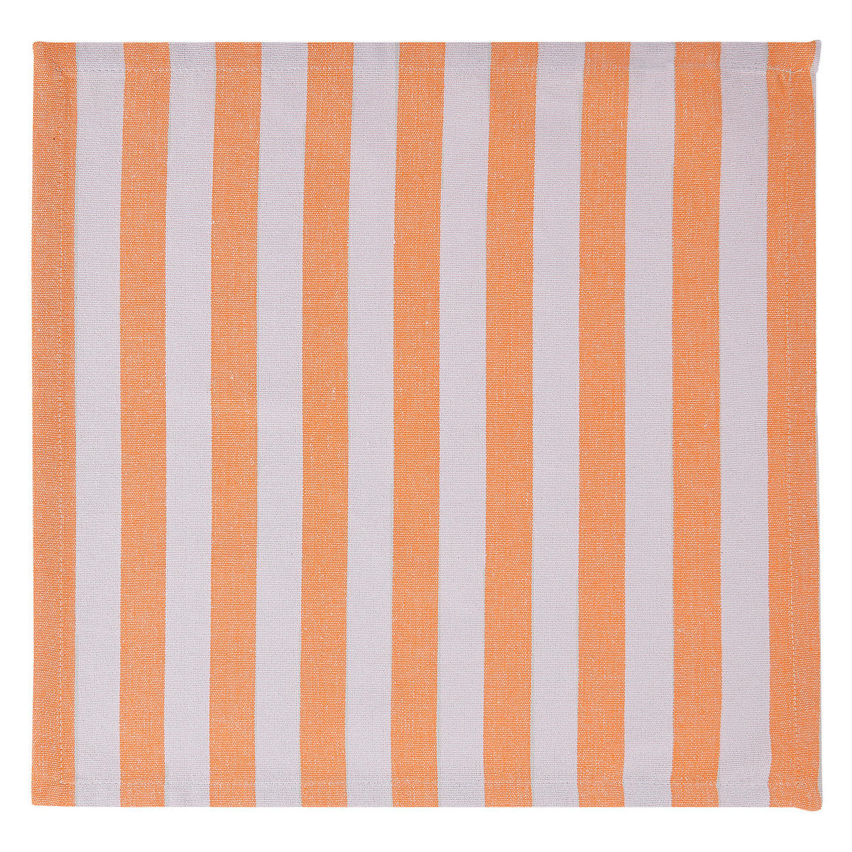 SERVIETTE (4er-Set) Little Italy 42x42 cm - Weiß/Orange, Textil (42/42cm) - Butlers
