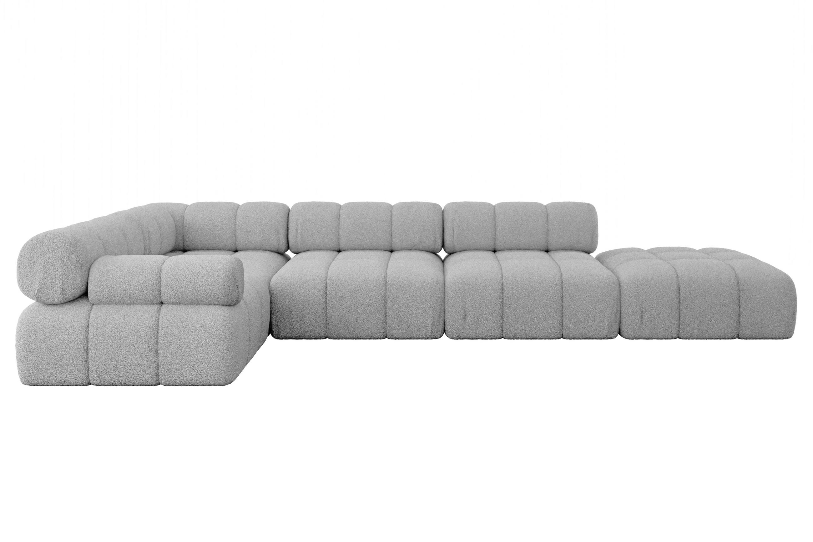 Altdecor Ecksofa Hellgrau 380x190 cm